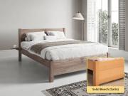 Solid Beech (Satin) london bed